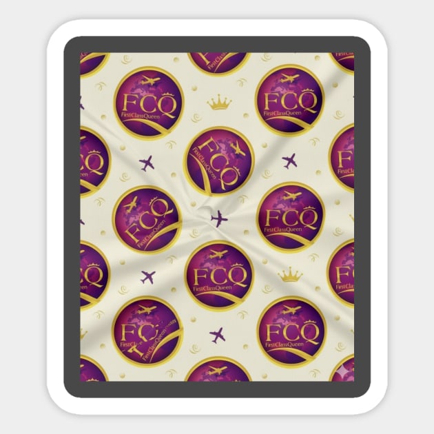 Logo FirstClassQueen Sticker by FirstClassQueen